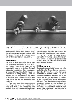 Milling For Home Machinists (Fox Chapel Publishing) Projectbased Course Builds Skills With 8 Projects For Clamps, Parallels, An,Used