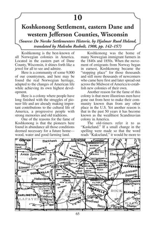 History of the Norwegian Settlements: A translated and expanded version of the 1908 De Norske Settlementers Historie and the 193,Used
