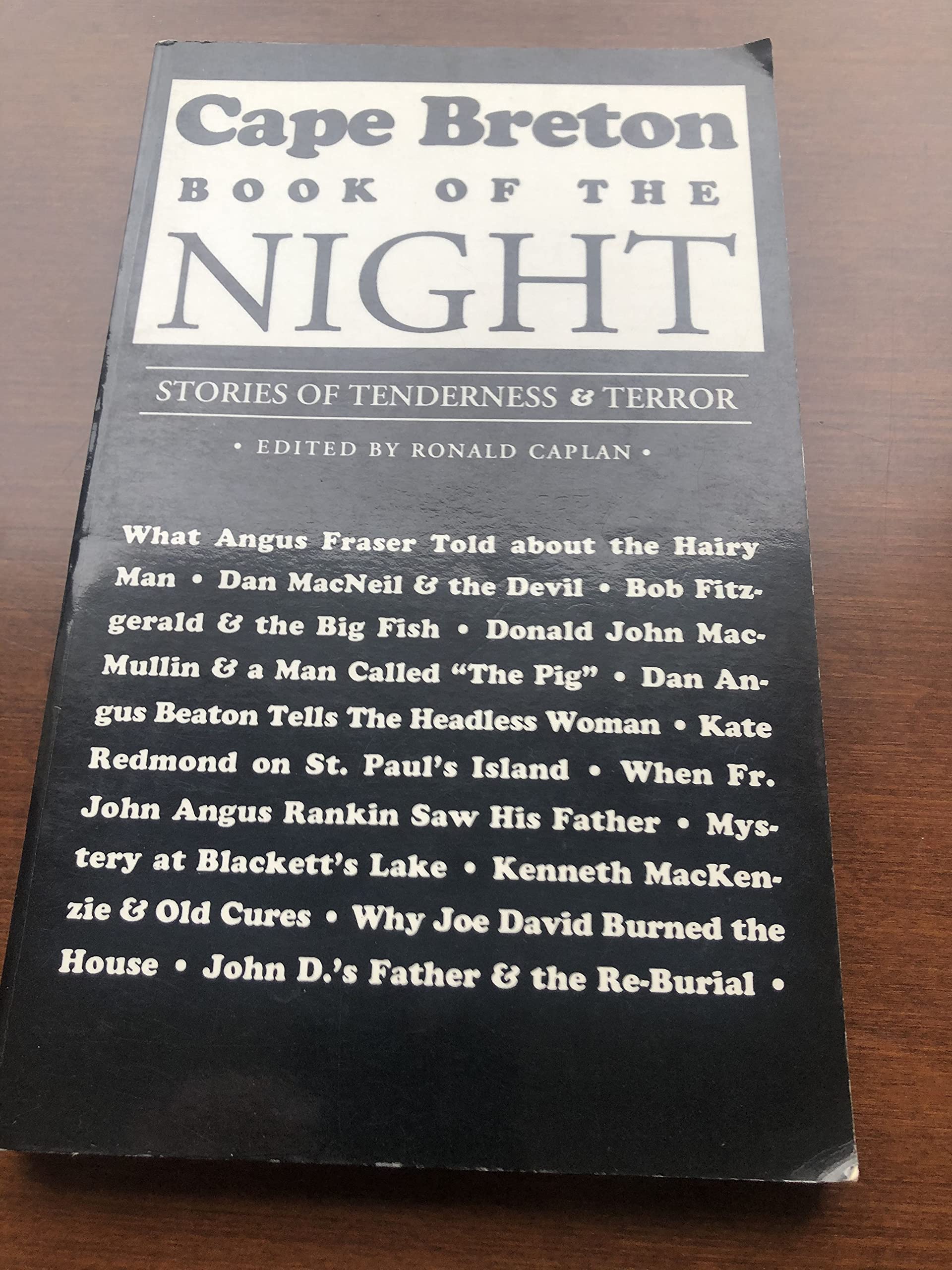 Cape Breton Book Of The Night: Stories Of Tenderness & Terror-used