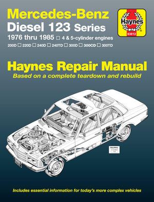 Mercedes Benz Diesel Automotive Repair Manual: 123 Series, 1976 thru 1985 (Haynes Repair Manual),Used