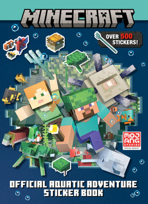 Minecraft Official Aquatic Adventure Sticker Book (Minecraft),New