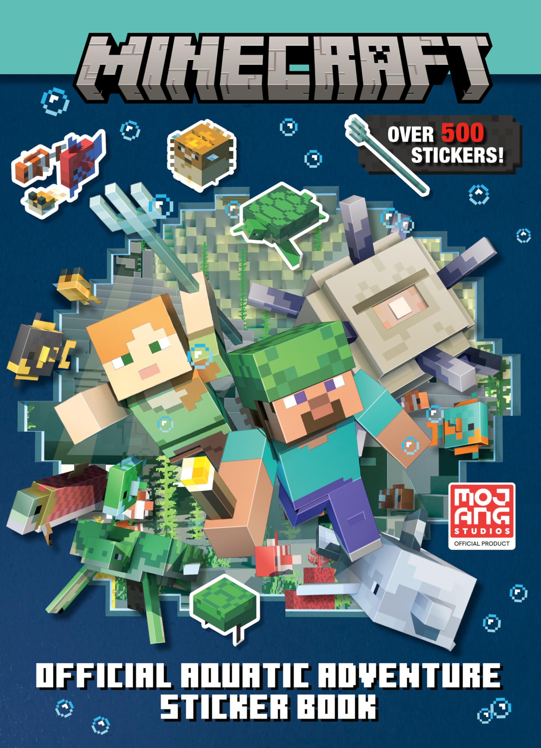 Minecraft Official Aquatic Adventure Sticker Book (Minecraft),Used