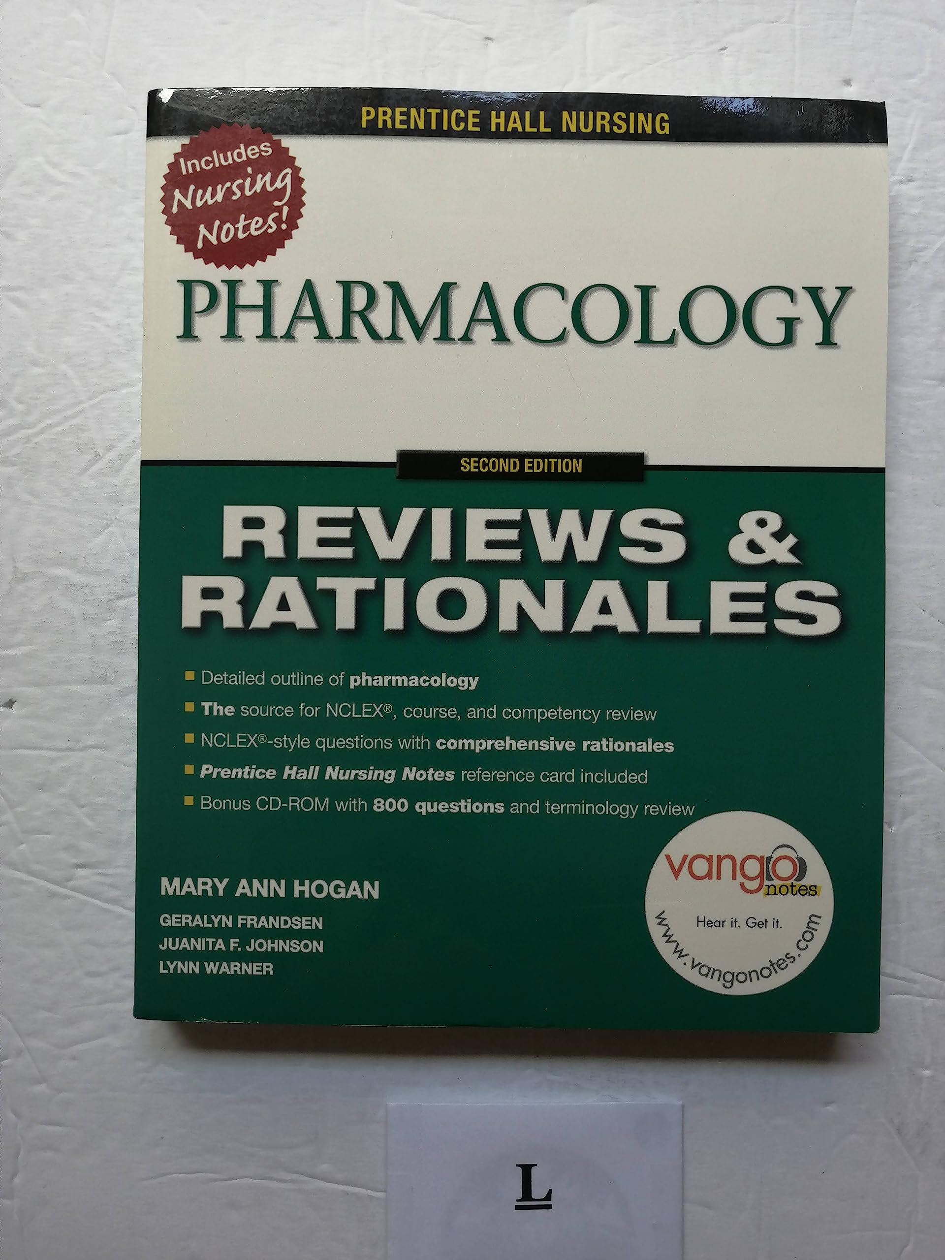 PrenticeHall Reviews & Rationales: Pharmacology,Used