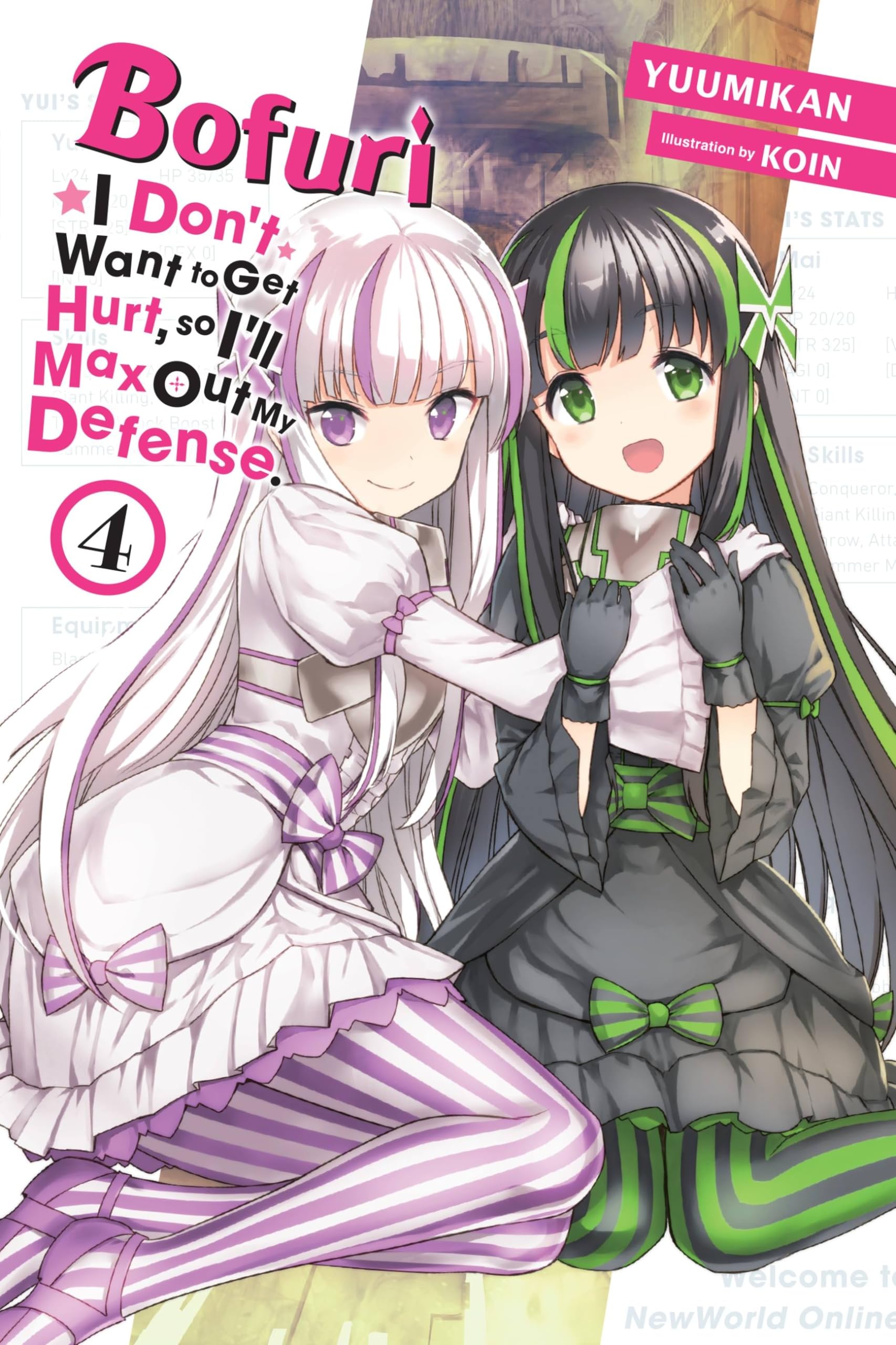 Bofuri: I Don'T Want To Get Hurt, So I'Ll Max Out My Defense., Vol. 4 (Light Novel) (Bofuri: I Don'T Want To Get Hurt, So I'Ll M,New