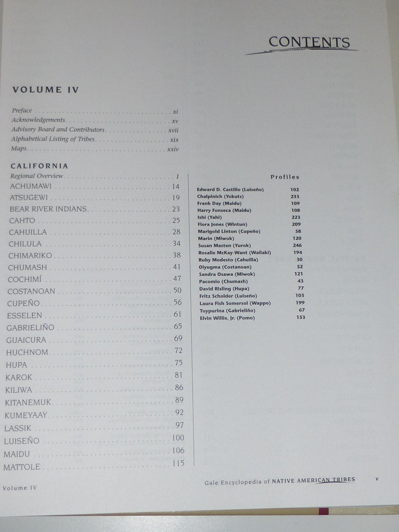 Gale Encyclopedia of Native American Tribes, Volume 4: California, Pacific Northwest, Pacific Islands,Used