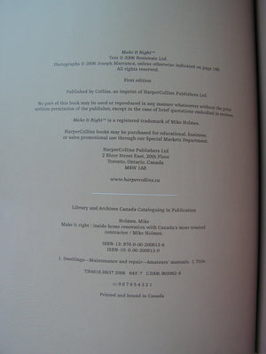 Make It Right Inside Home Renovation with Canada's Most Trusted Contractor,Used