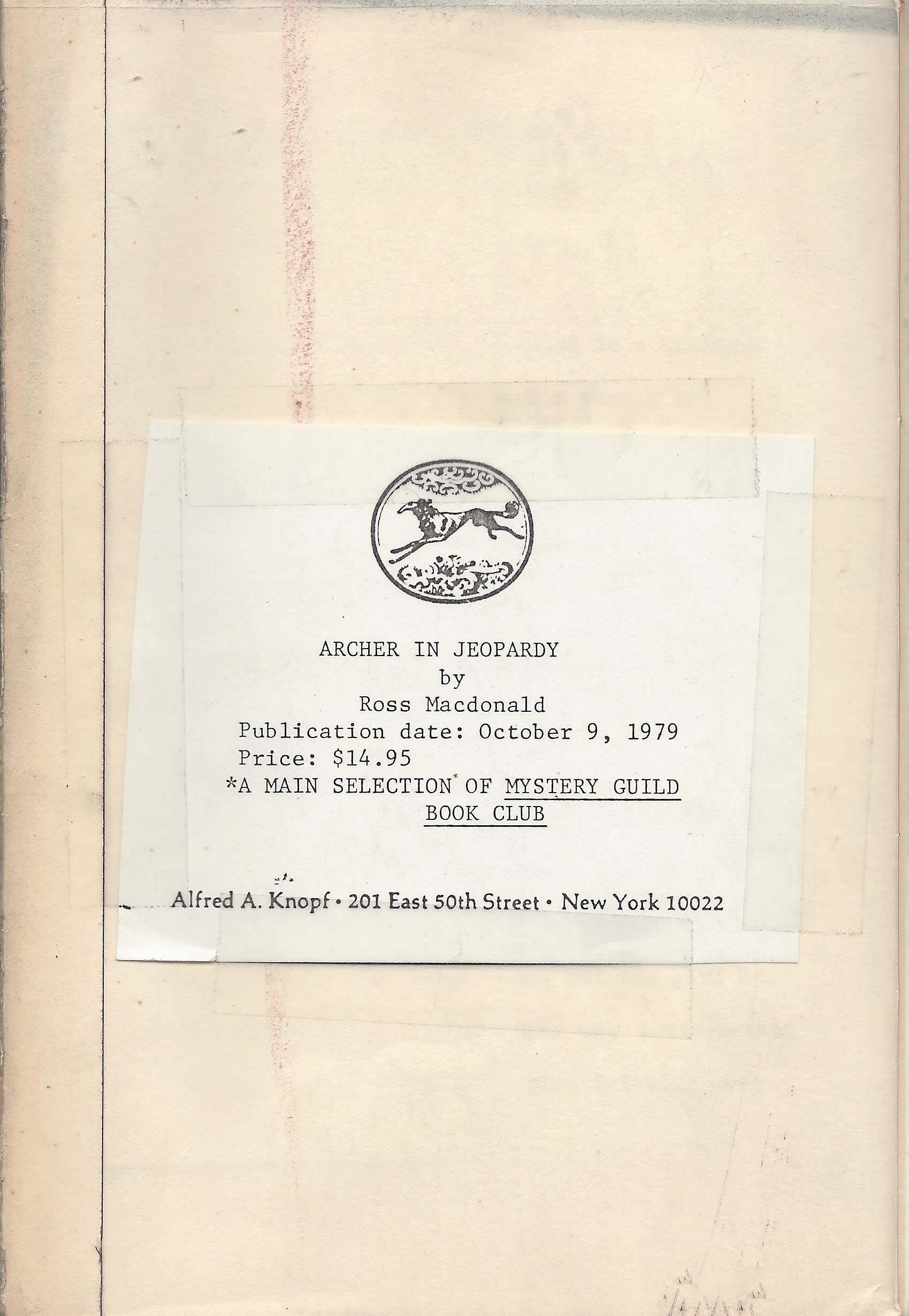 Archer in Jeopardy: The Doomsters, The ZebraStriped Hearse, & The Instant Enemy (Three Novels),Used