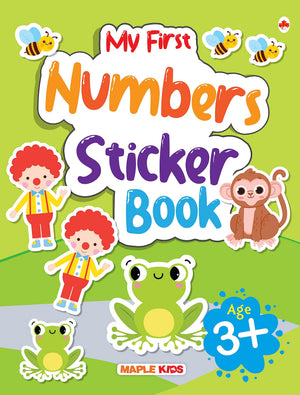 My First Sticker Book - Numbers - Activity Book For Kids With 100+ Stickers - Age 3+