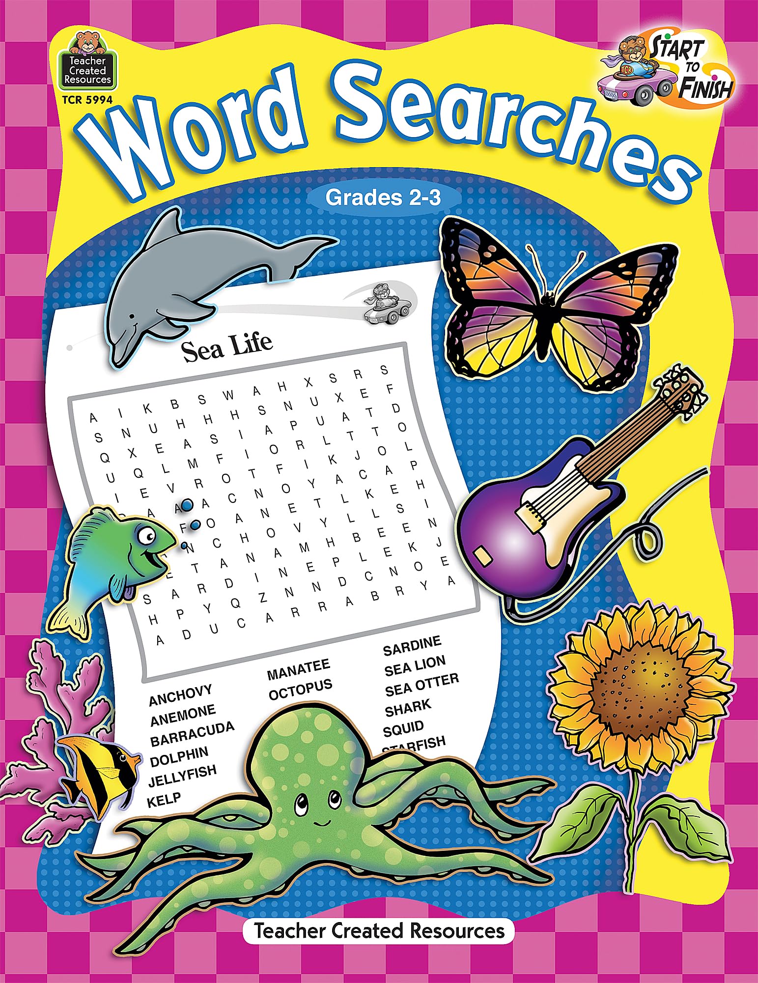 Start to Finish: Word Searches Grd 23: Word Searches Grd 23 (Start to Finish (Teacher Created Resources)),Used