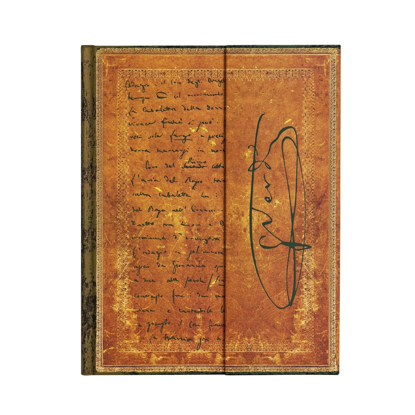 Paperblanks  Verdi, Carteggio  Embellished Manuscripts Collection  Hardcover  Ultra  Unlined  Wrap Closure  144 Pg  120 Gsm