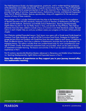 Elementary and Middle School Mathematics: Teaching Developmentally with Field Experience Guide (8th Edition),New