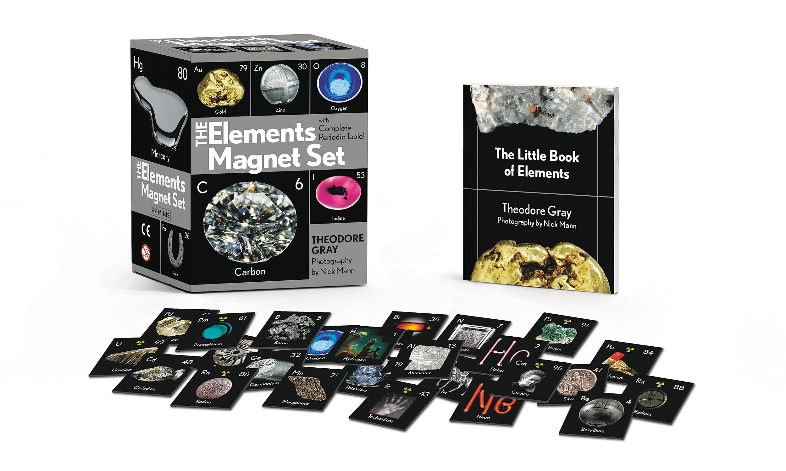 The Elements Magnet Set: With Complete Periodic Table! (RP Minis),Used