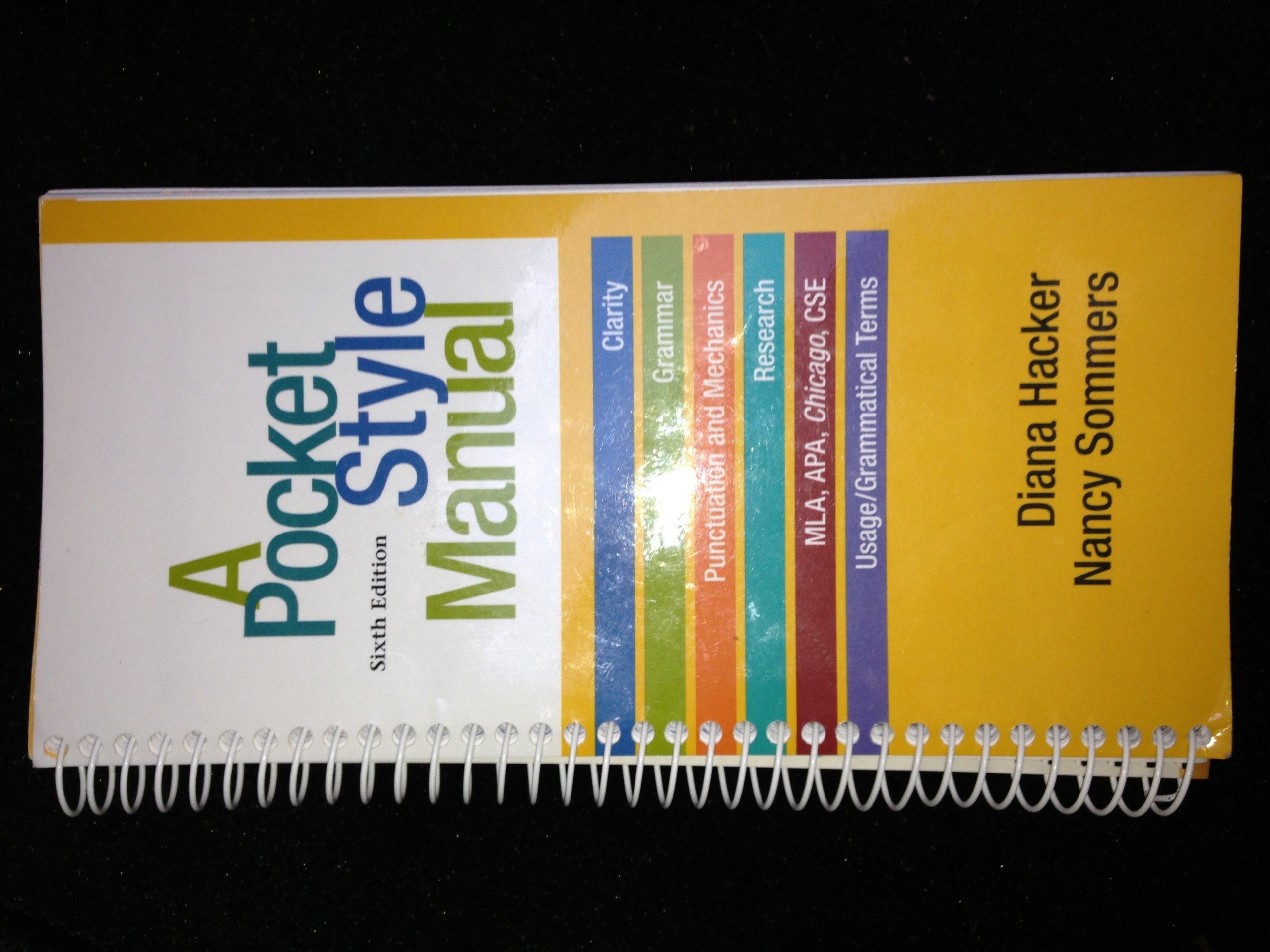 A Pocket Style Manual,Used