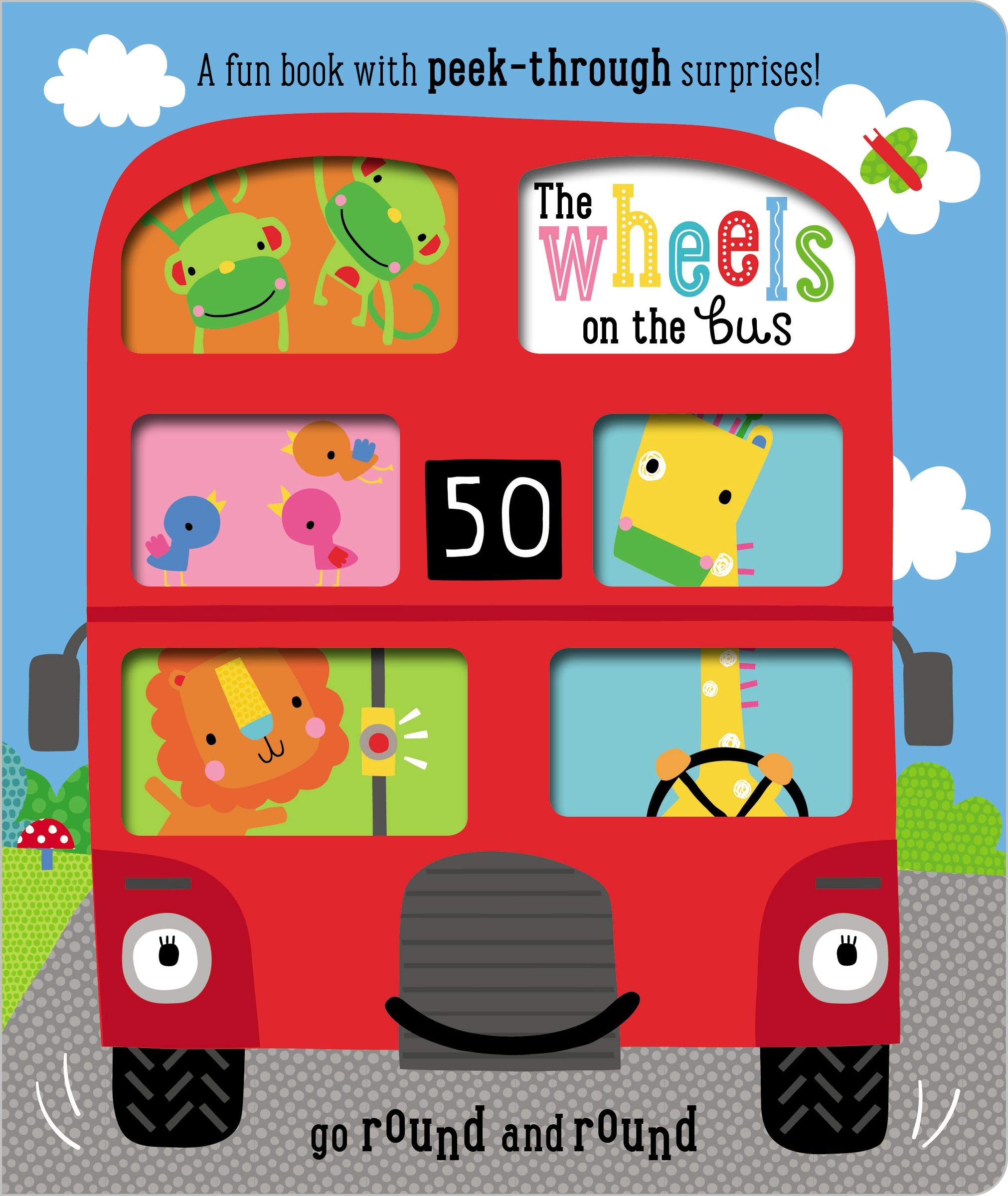 Board Book The Wheels on the Bus,Used
