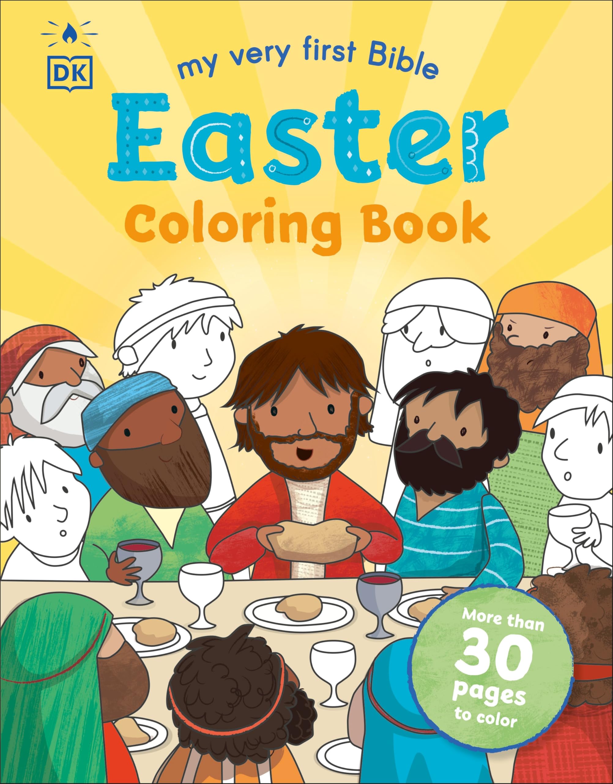 My Very First Bible Easter Coloring Book: More Than 30 Pages To Color (First Bible Stories)