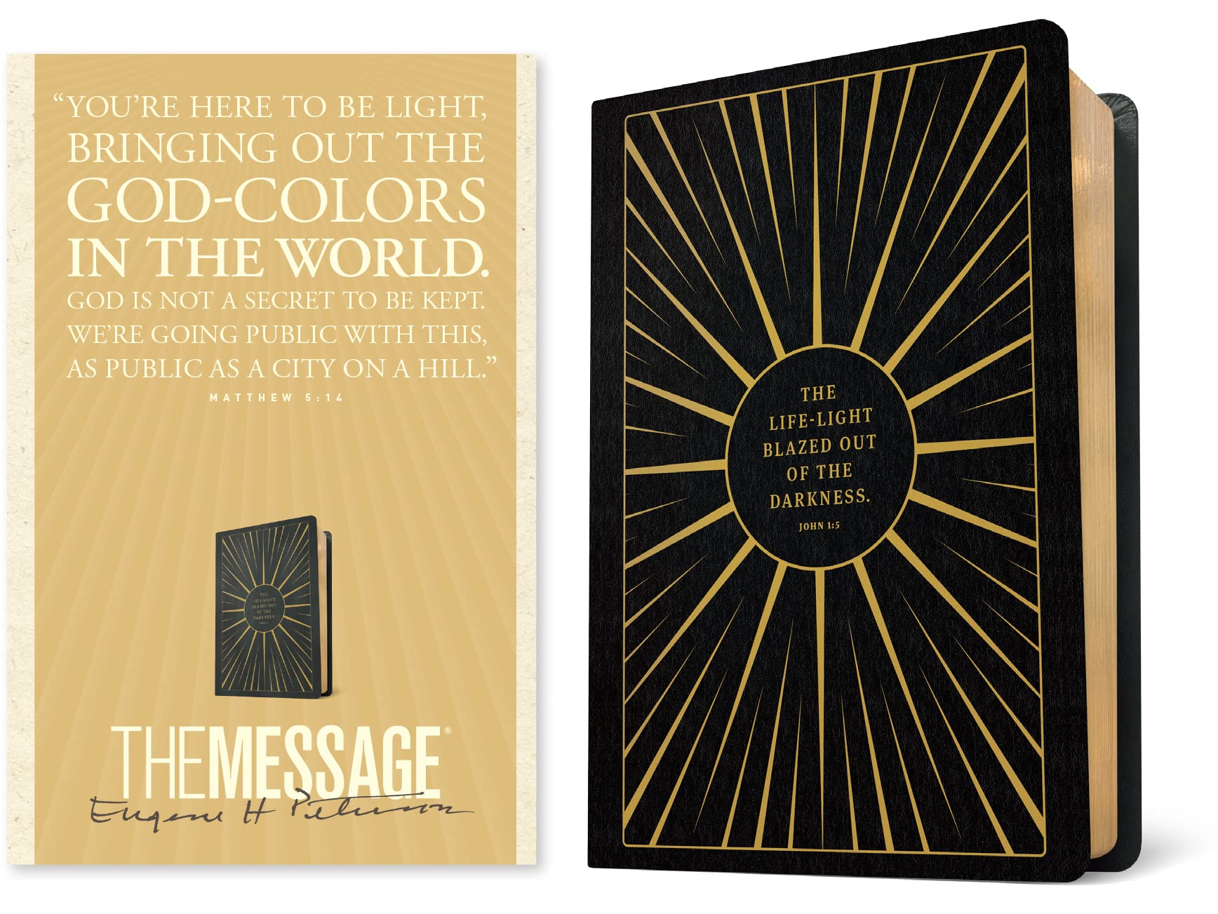 The Message Anniversary Edition (LeatherLook, LifeLight Black),New