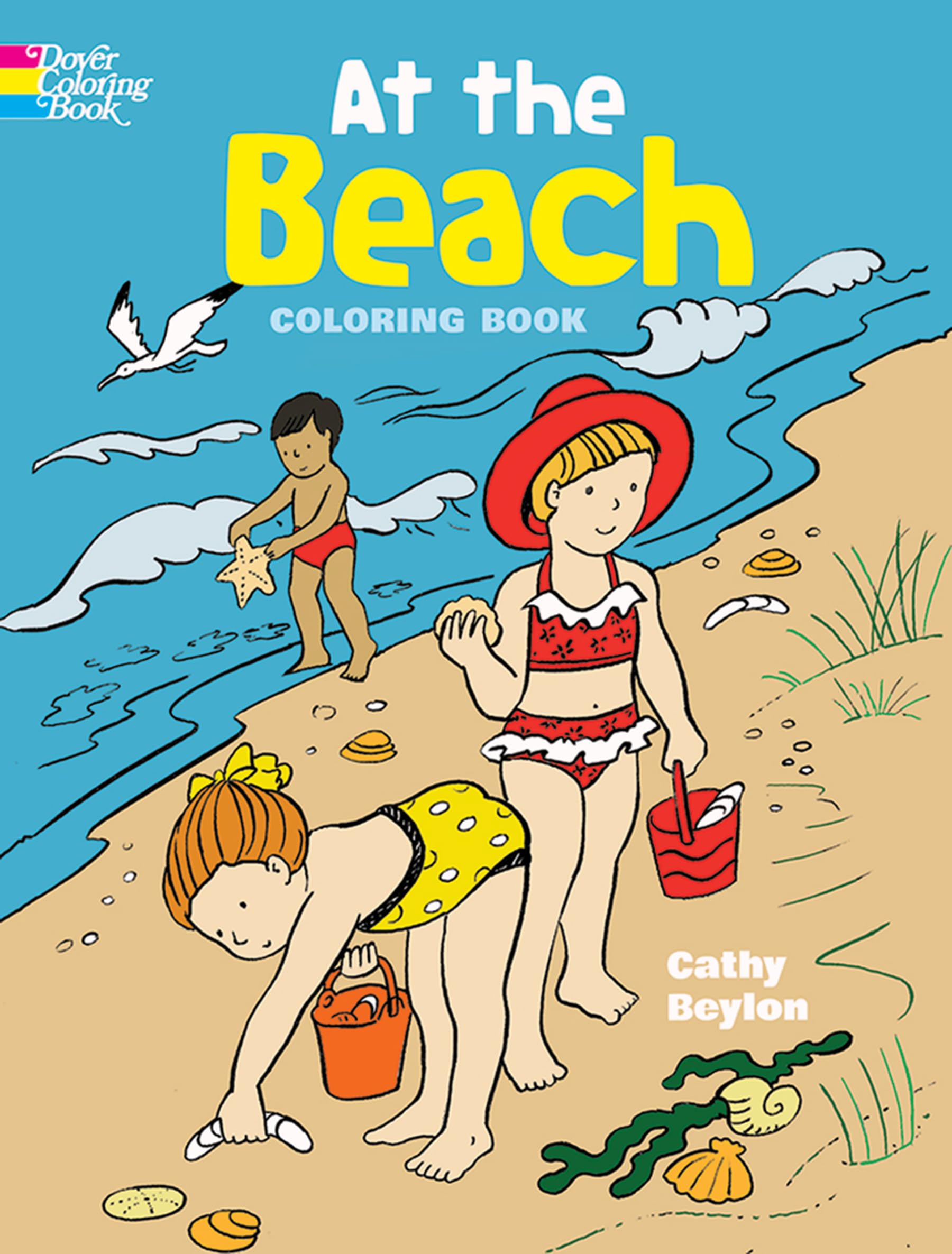 At the Beach Coloring Book (Dover Kids Coloring Books),Used