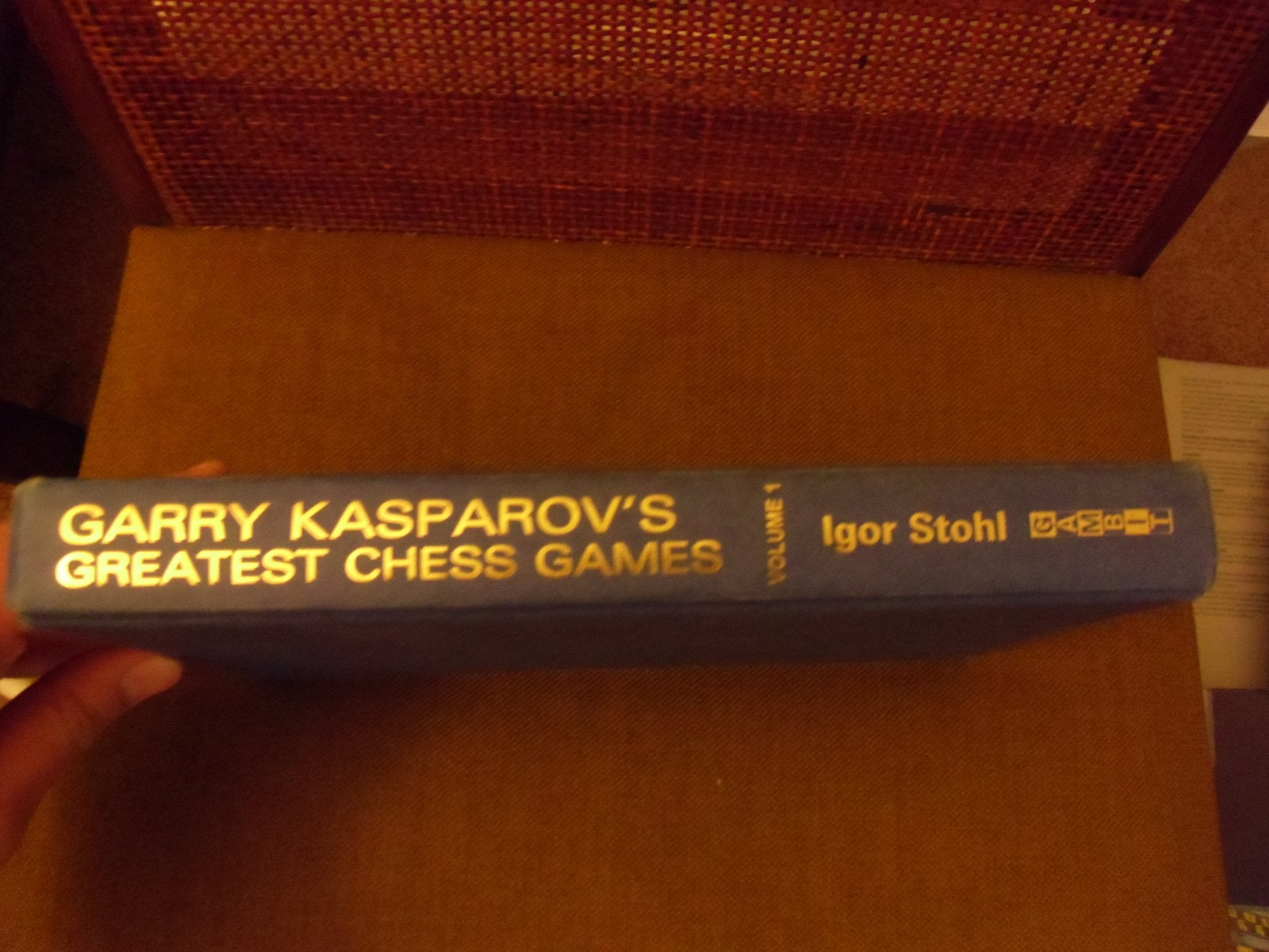 Garry Kasparov's Greatest Chess Games, Volume 1,Used