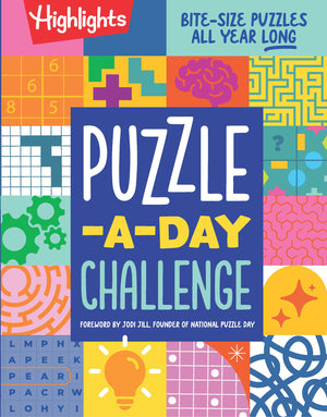 PuzzleADay Challenge: BiteSize Puzzles All Year Long: BiteSize Puzzles All Year Long, A 365 Day Kids Puzzle Book With A Vari