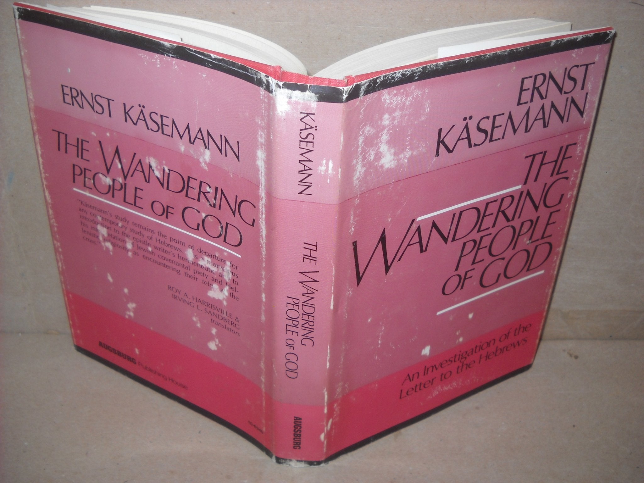 The wandering people of God: An investigation of the Letter to the Hebrews,Used