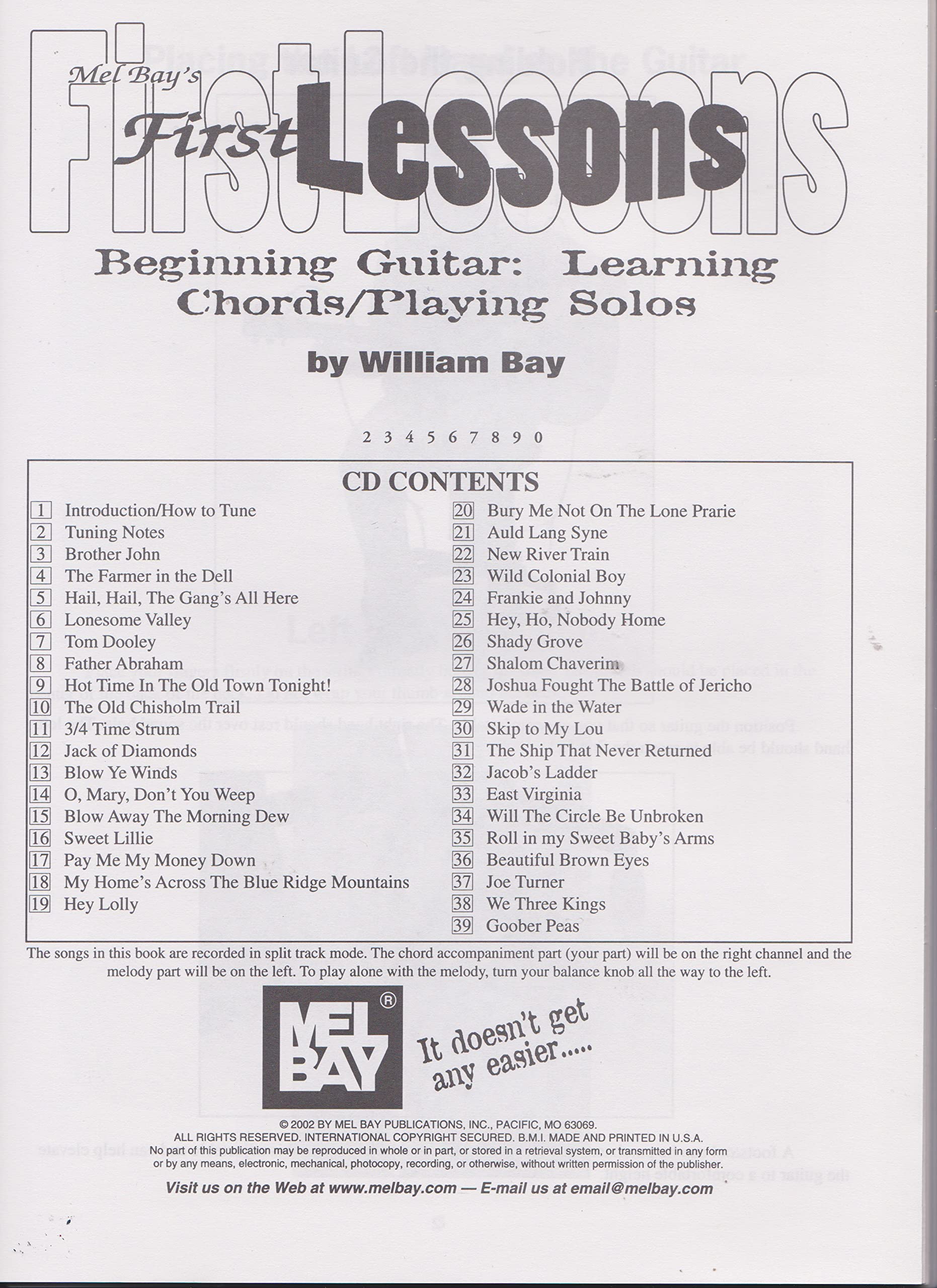 First Lessons Beginning Guitar: Learning Chords,Used