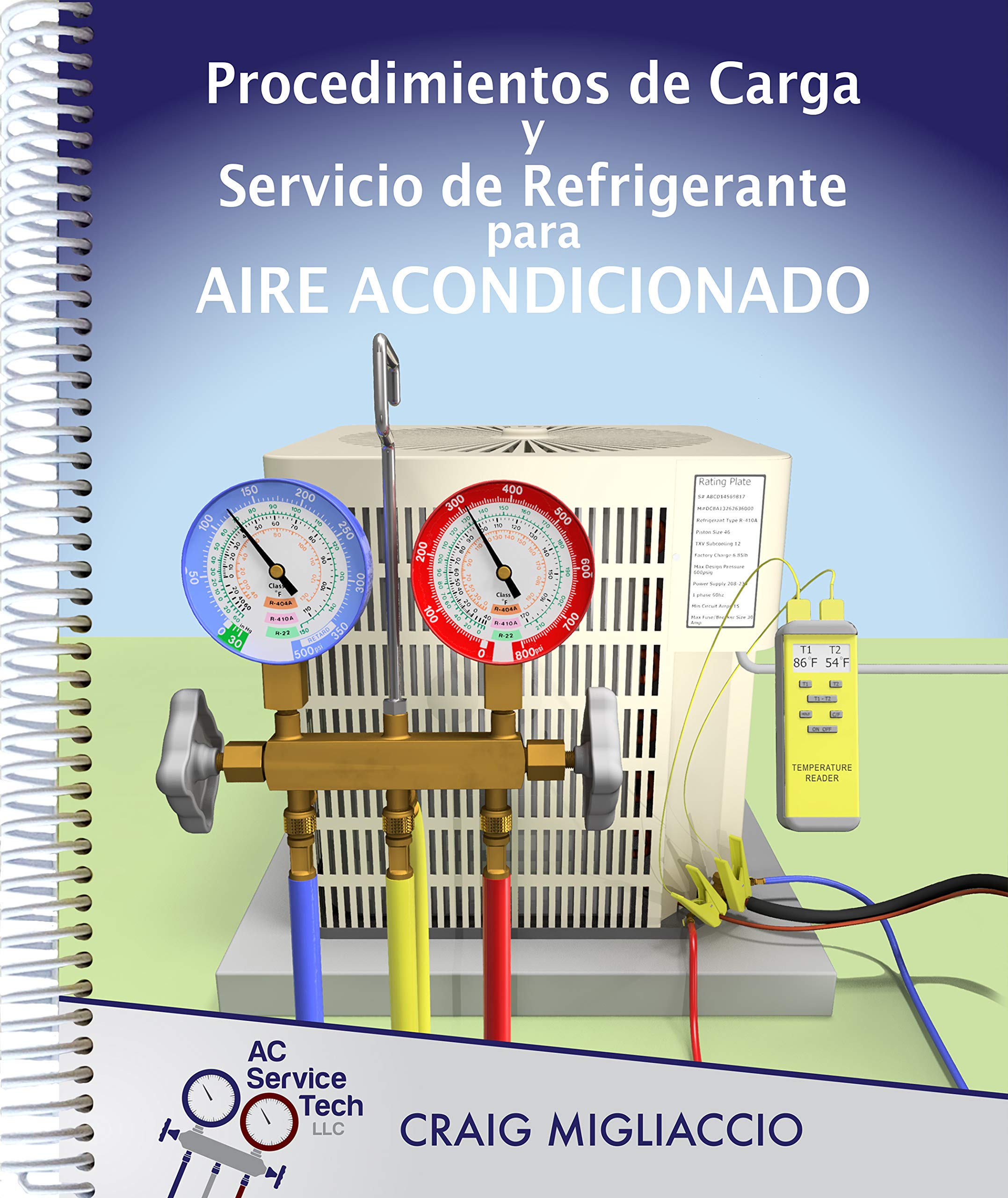 Procedimientos de Carga y Servicio de Refrigerante para Aire Acondicionado,New