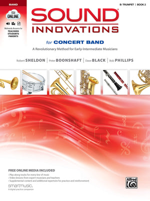 Sound Innovations for Concert Band, Bk 2: A Revolutionary Method for EarlyIntermediate Musicians (Bflat Trumpet), Book & Onlin,Used