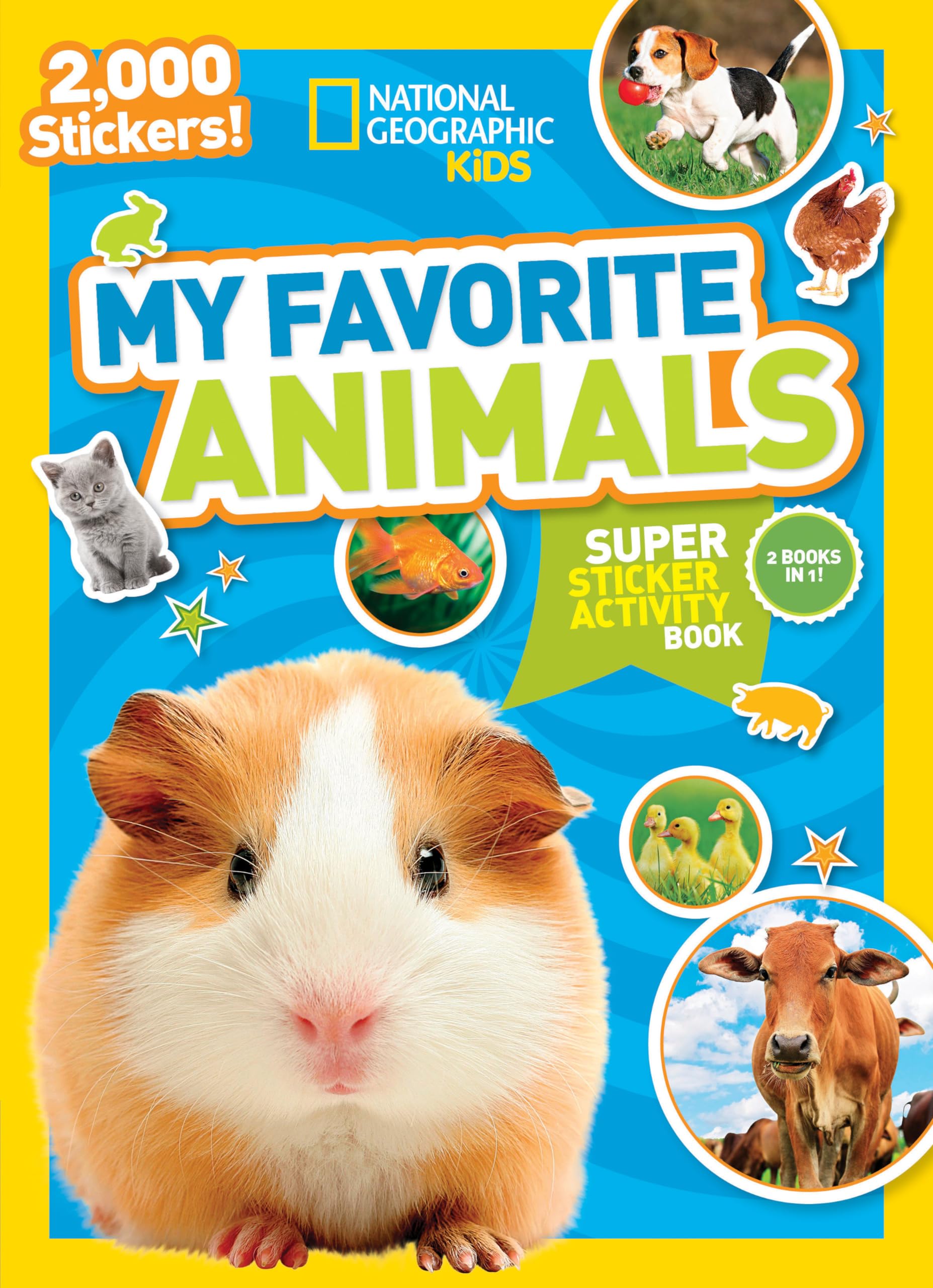 National Geographic Kids My Favorite Animals Super Sticker Activity Book (Ng Sticker Activity Books),New