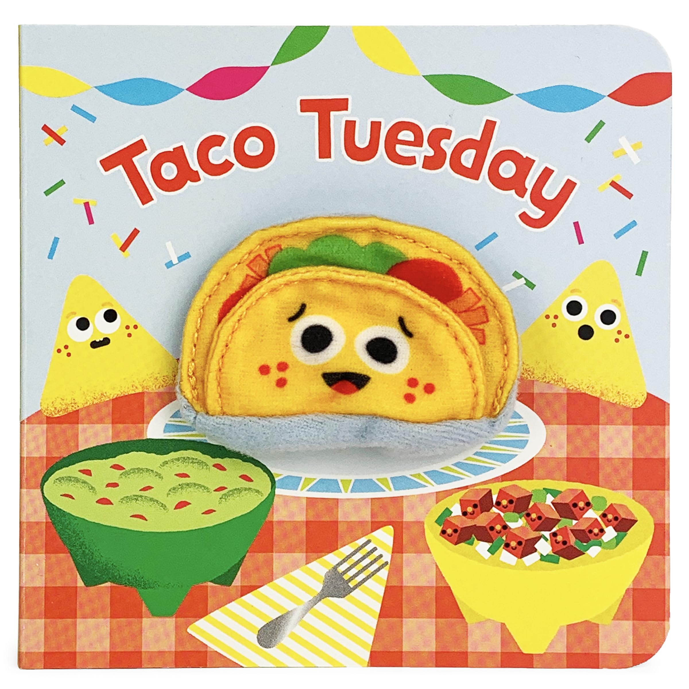 Taco Tuesday Finger Puppet Board Book for Little Taco Lovers, Ages 14 (Finger Puppet Book),New
