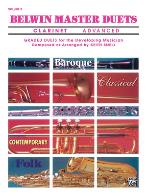 Belwin Master Duets (Clarinet), Vol 2: Advanced (Belwin Master Duets, Vol 2),Used