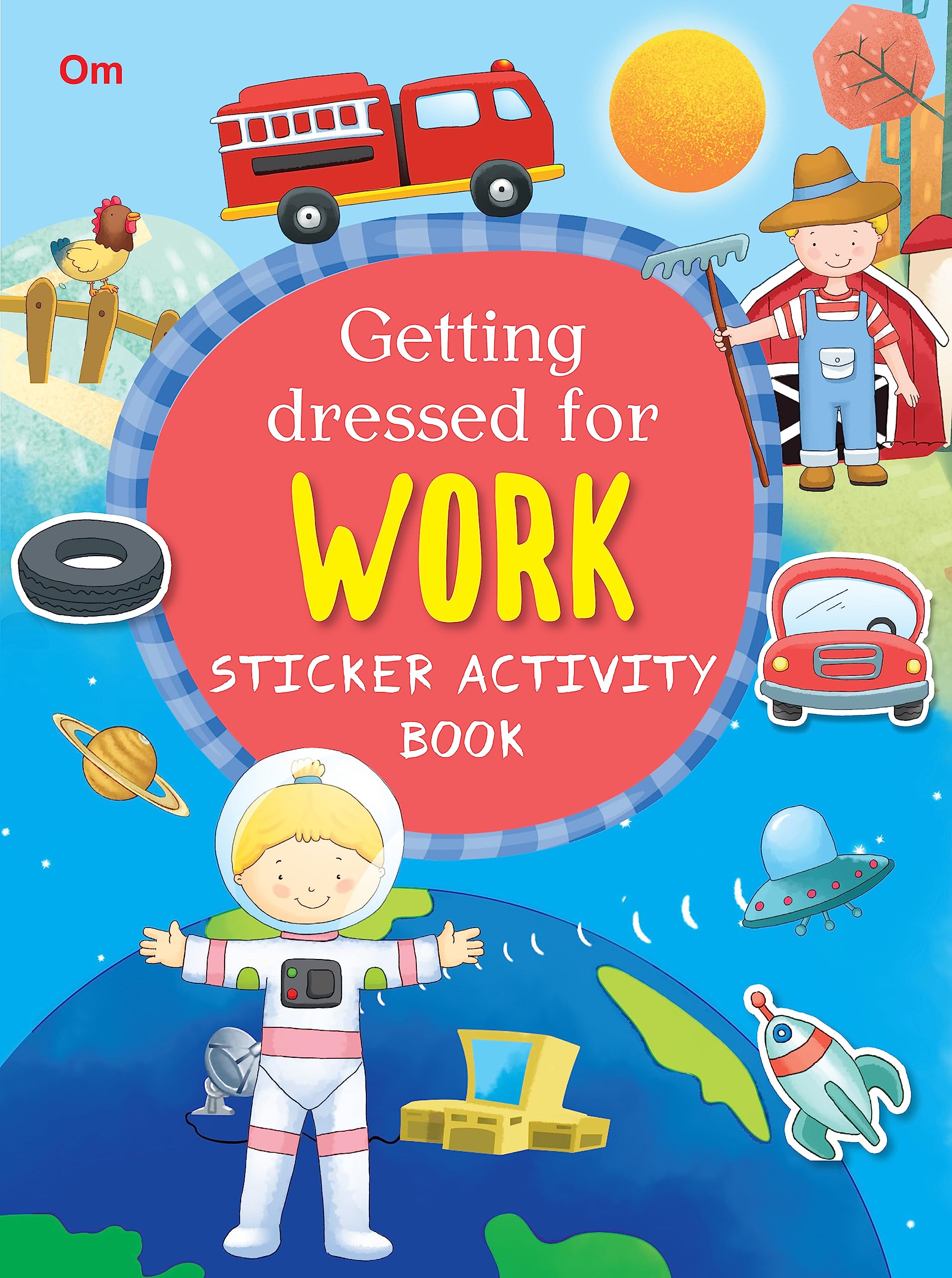 Activity Book: Getting Dressed For Work: Sticker Activity Book - Fun Activities For Kids