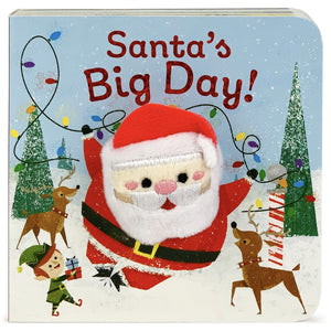 Santa's Big Day Finger Puppet Christmas Board Book Ages 04 (Finger Puppet Board Book),Used