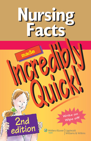 Nursing Facts Made Incredibly Quick: Write On Wipe Off (Made Incredibly Quick Series(Springhouse)),New