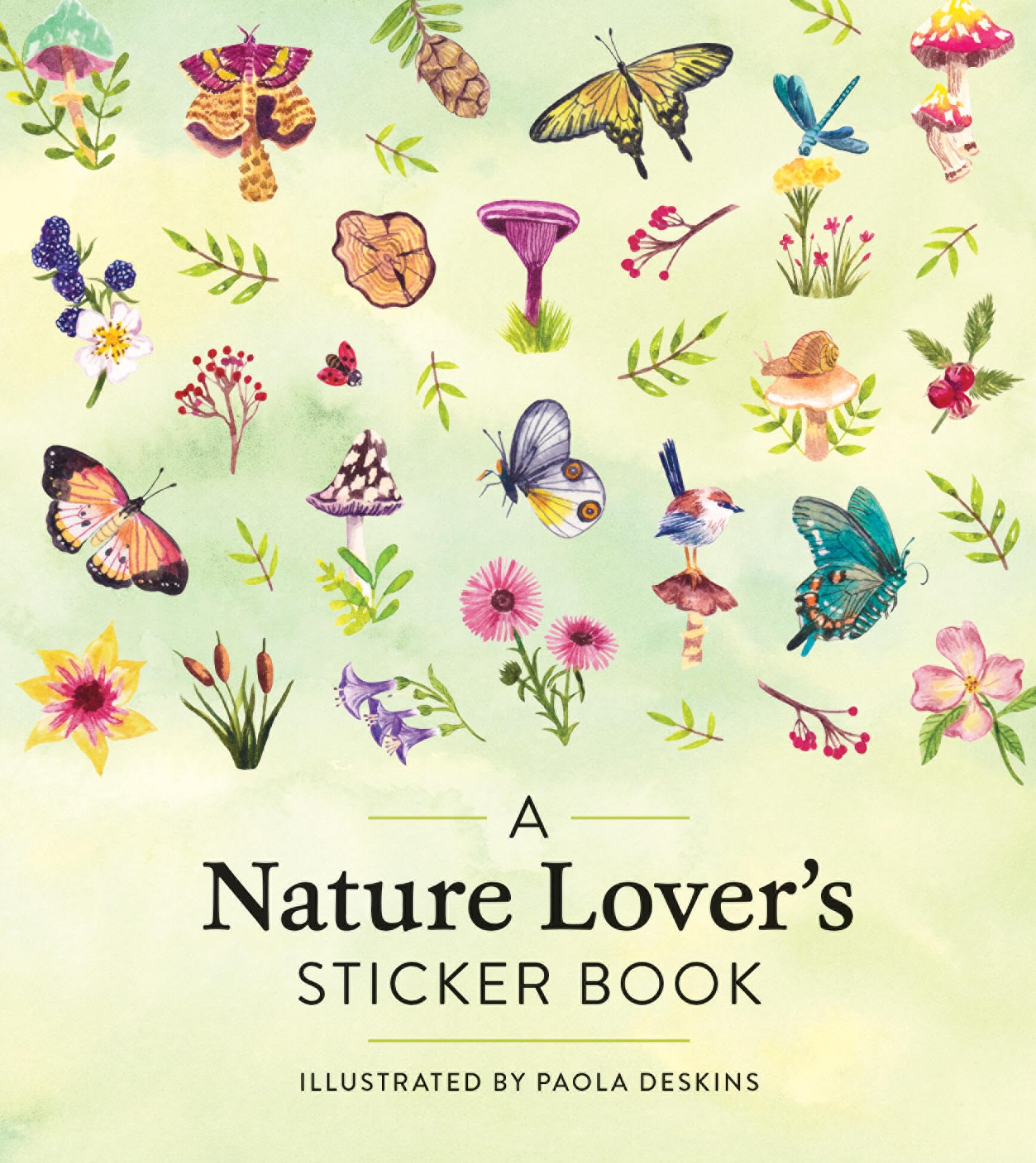 A Nature Lover'S Sticker Book,New