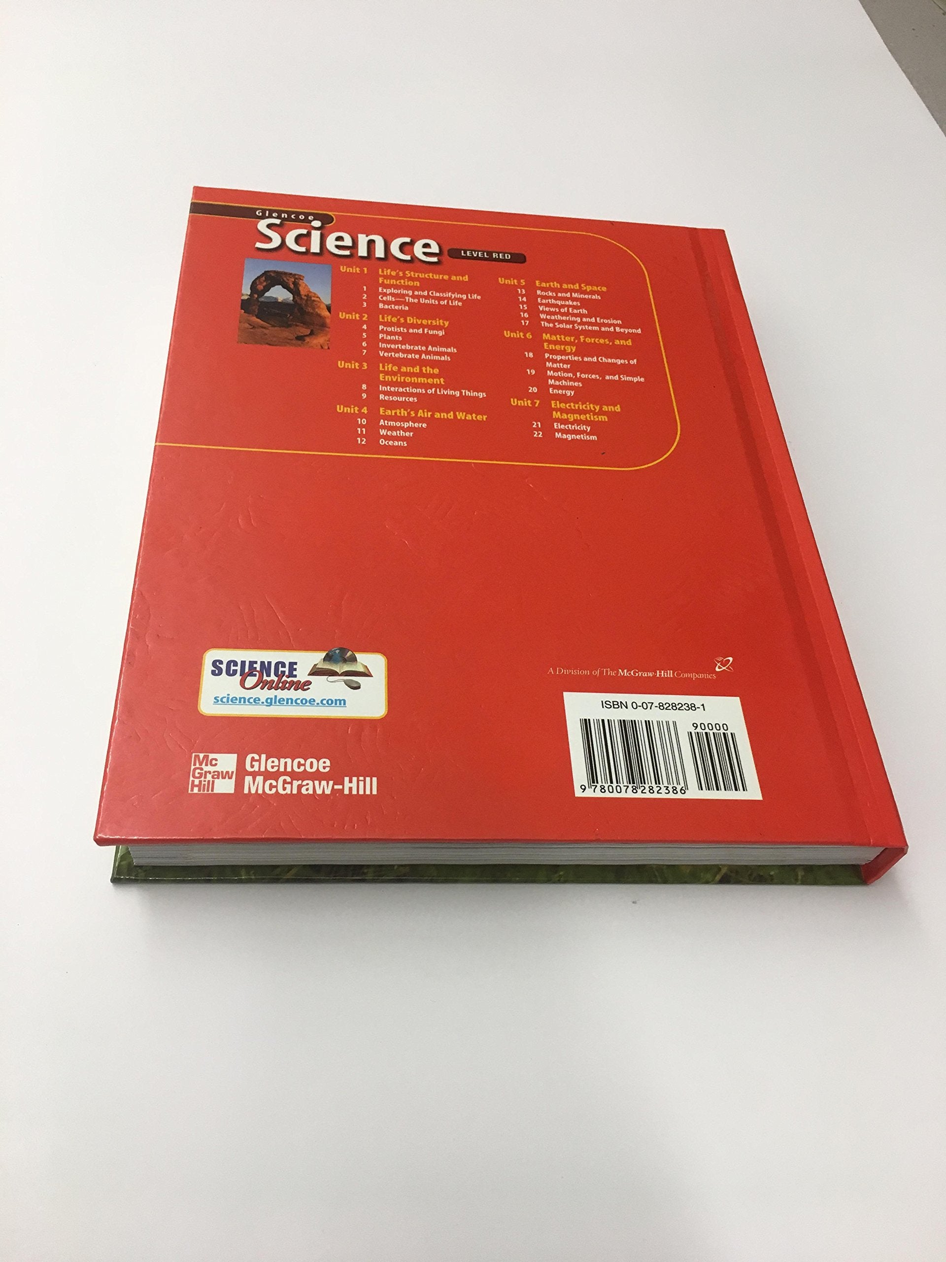 Glencoe Science: Level Red, Student Edition: Glencoe Science,New
