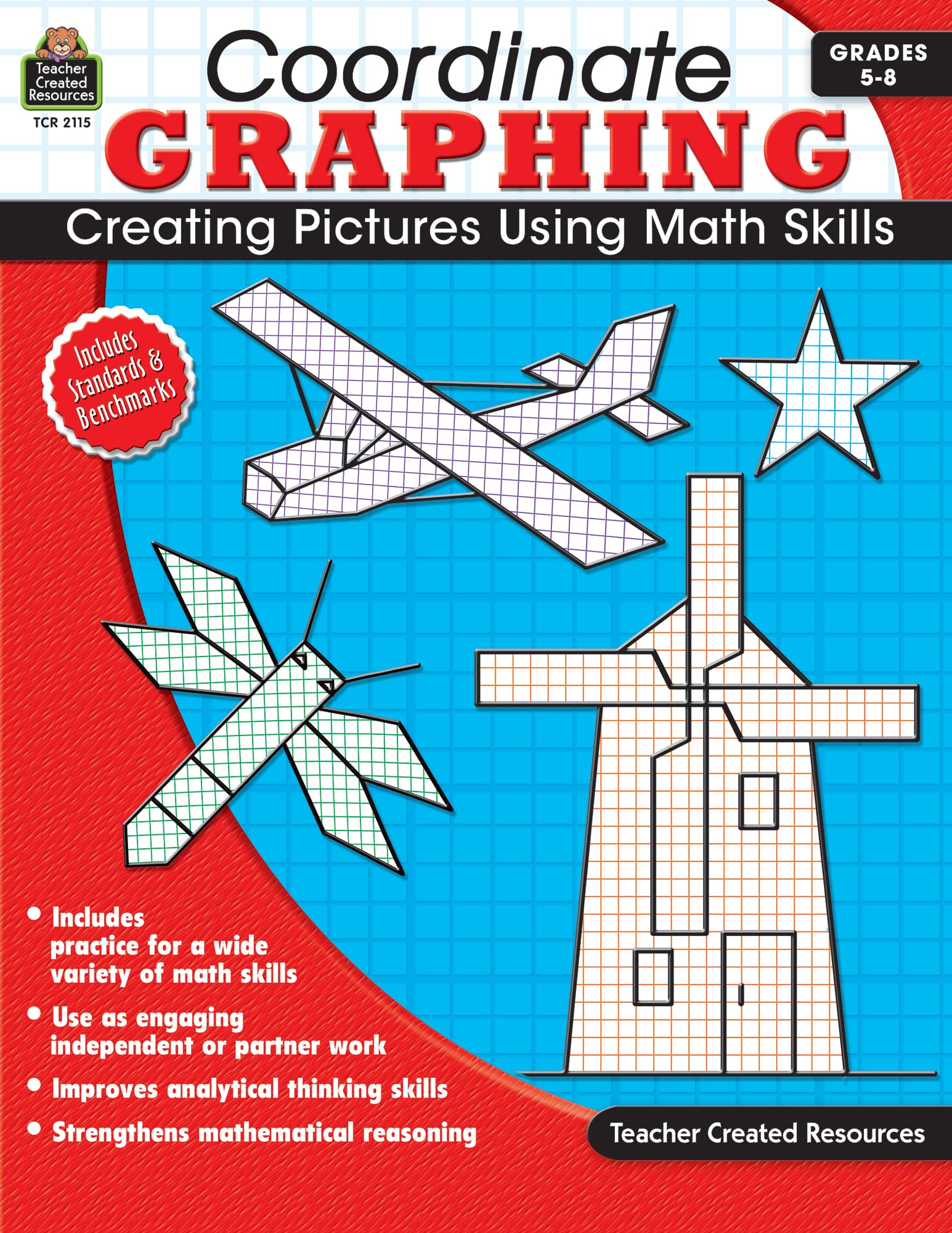 Coordinate Graphing: Creating Pictures Using Math Skills, Grades 58,Used