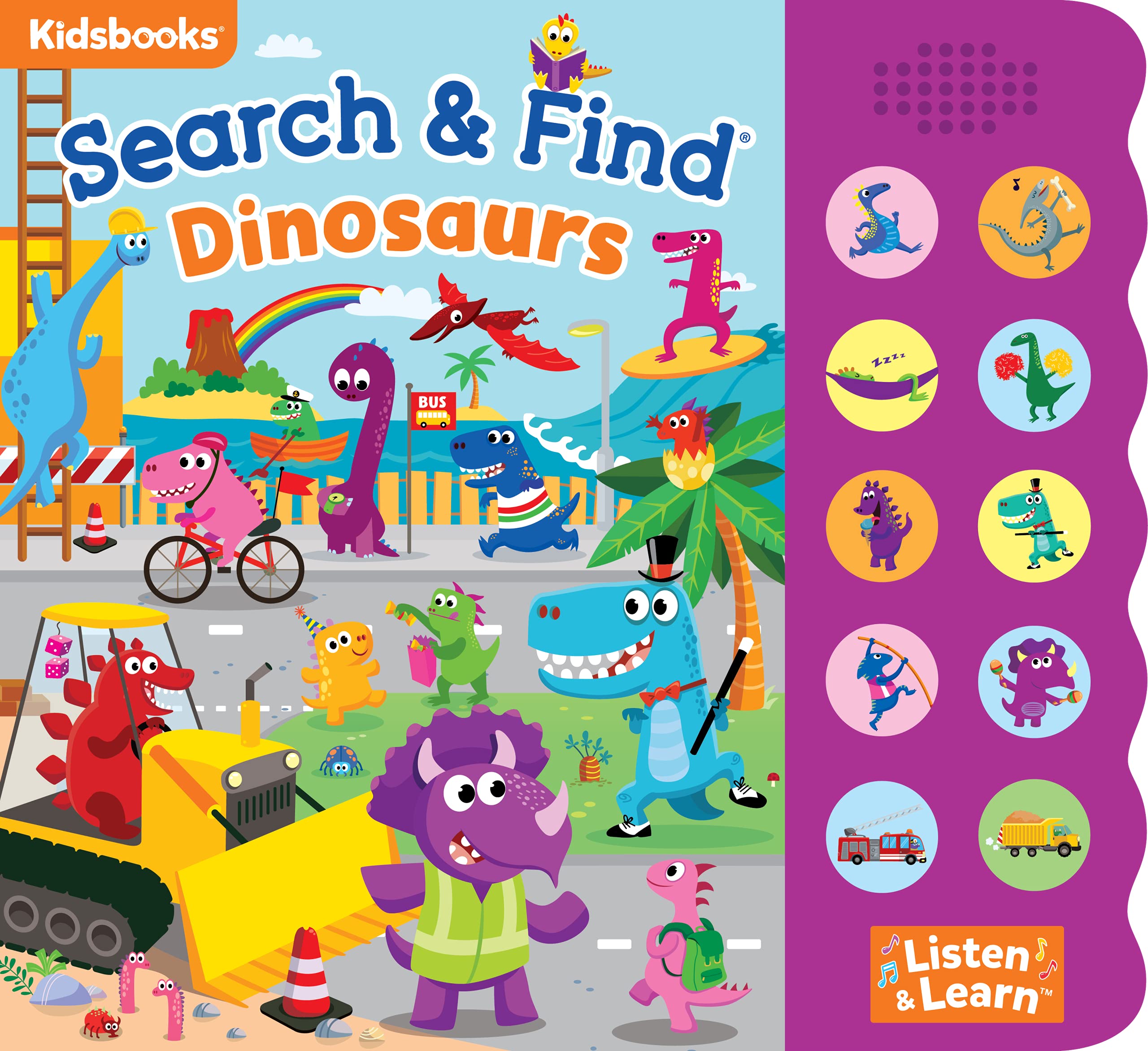 Search & Find: Dinosaurs 10 Button (Search & Find 10Button)