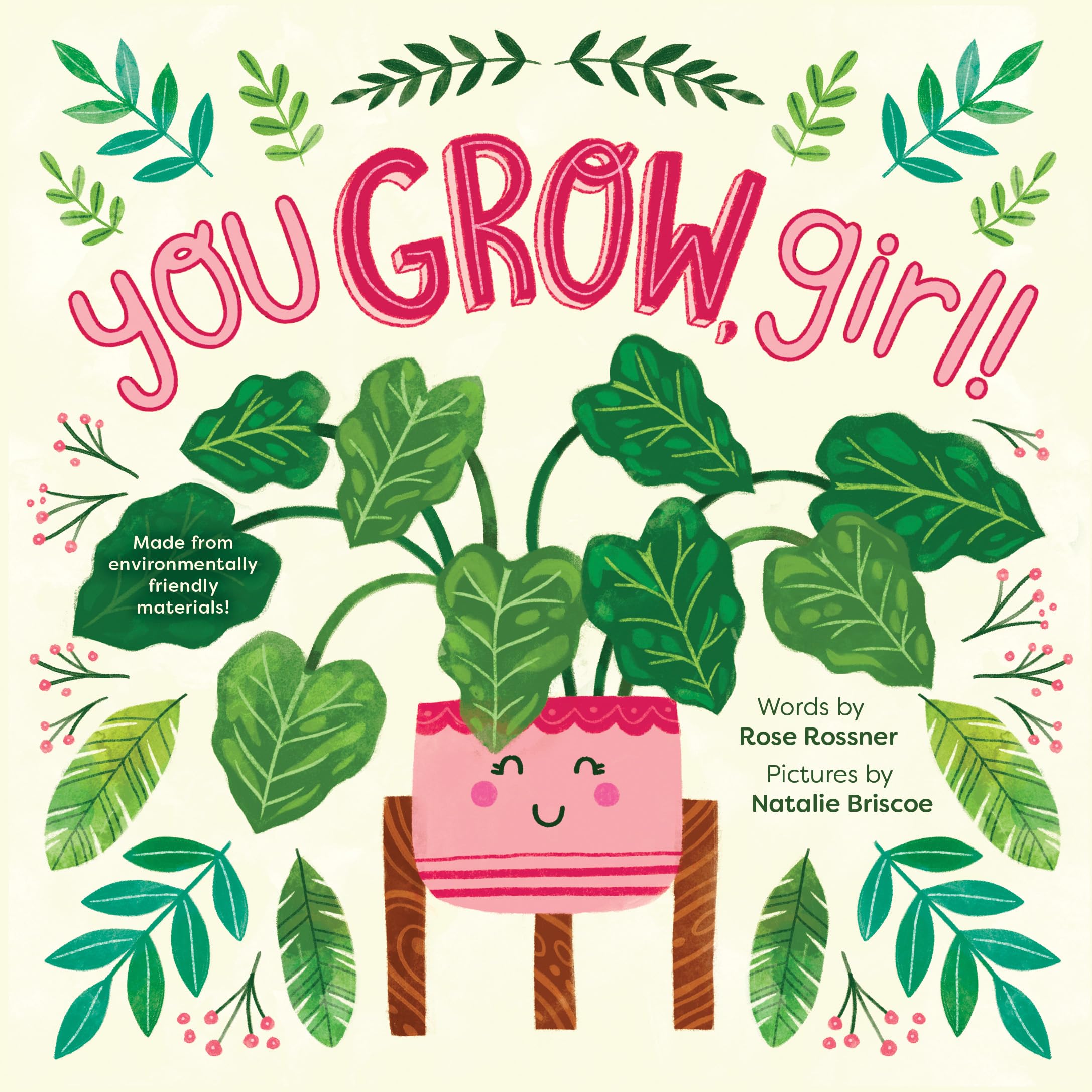 You Grow, Girl!: A Sweet And Punny Springtime Encouragement Book For Kids! (Punderland),New