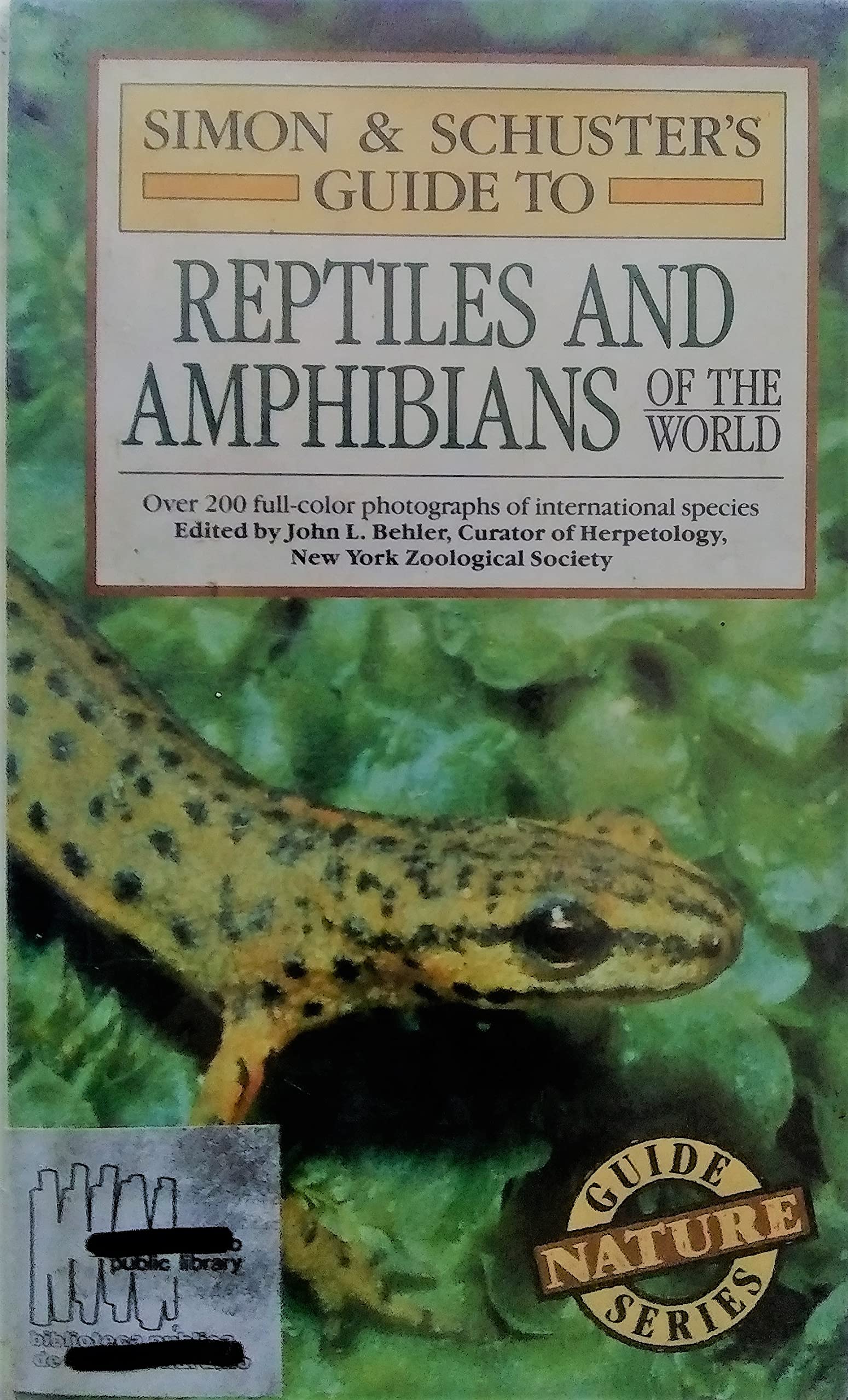 SIMON & SCHUSTER'S GUIDE TO REPTILES AND AMPHIBIANS,Used