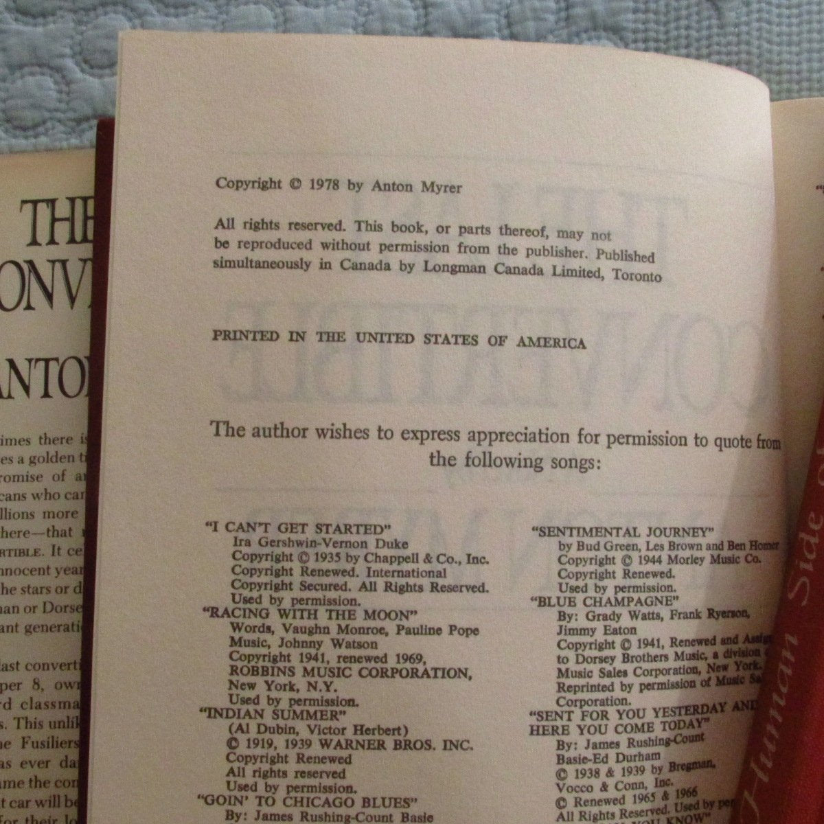 The Last Convertible-used