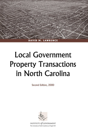 Local Government Property Transactions In North Carolina,Used