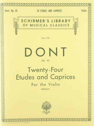 Dont: 24 Etudes And Caprices, Op. 35 (Gradus Ad Parnassum),New