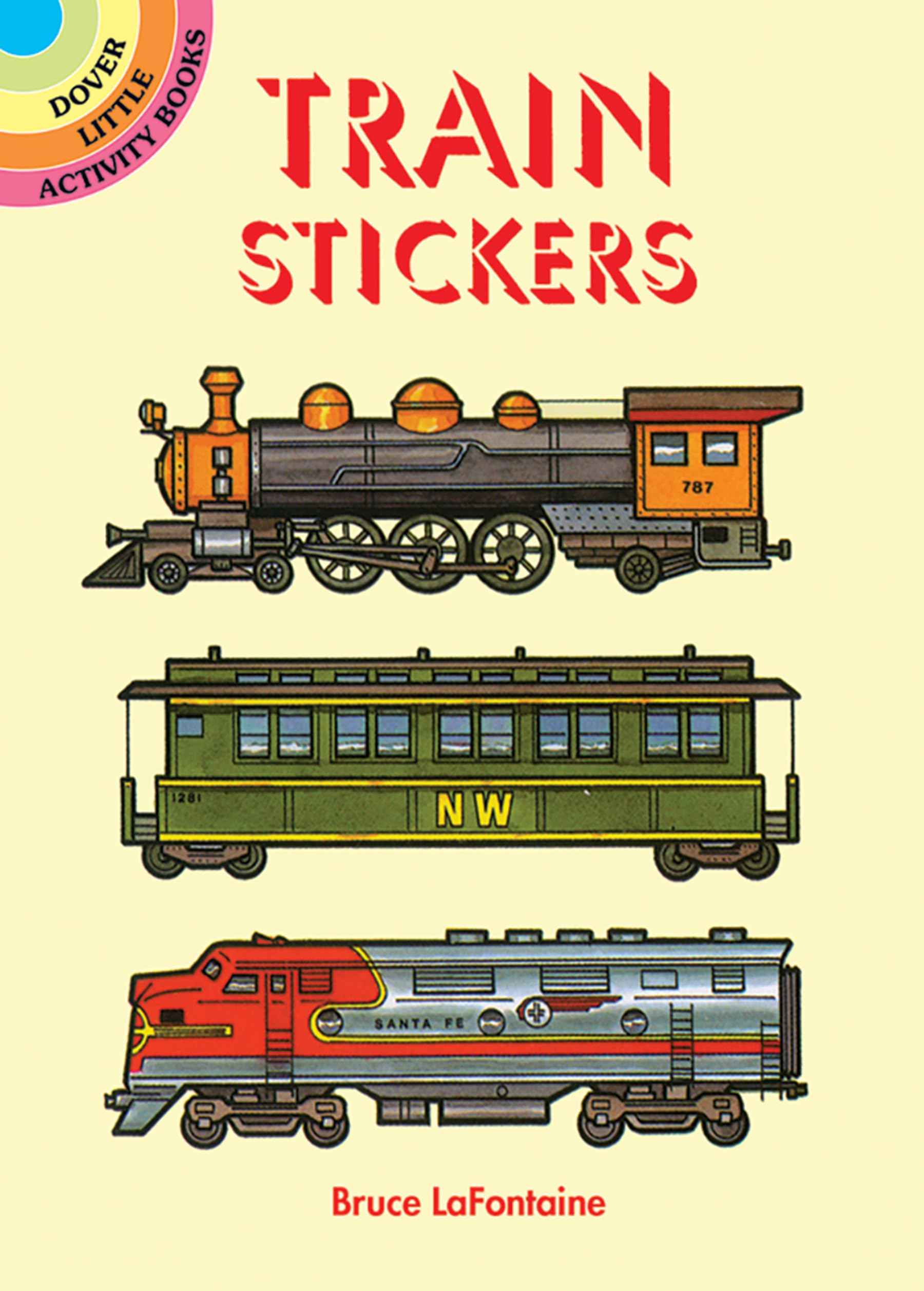 Train Stickers (Dover Little Activity Books: Travel),Used