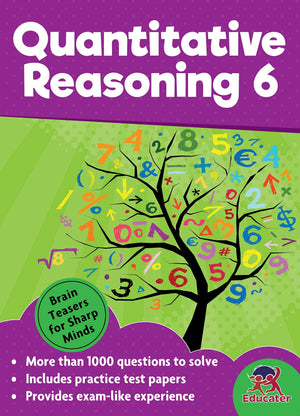 Team Pegasus Quantitative Reasoning Grade 6 Workbook For Kids Age 5+ | Fun & Interactive Activities To Strengthen Logical Thinking & Problem-Solving Skills