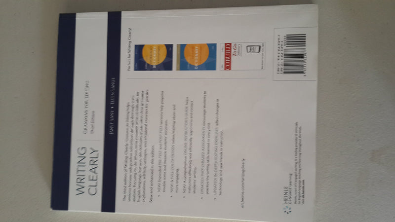 Writing Clearly: Grammar for Editing, 3rd Edition,New