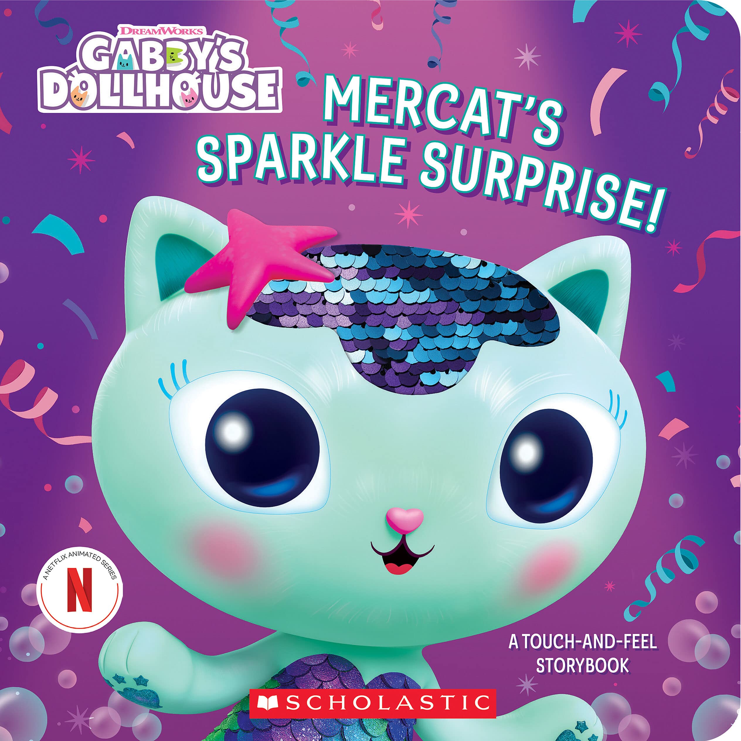 Mercat'S Sparkle Surprise!: A Touchandfeel Storybook (Gabby'S Dollhouse),Used