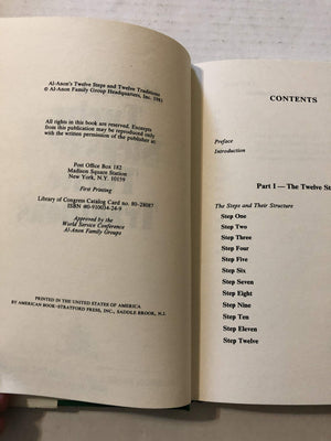 Al-Anons Twelve Steps and Twelve Traditions-New