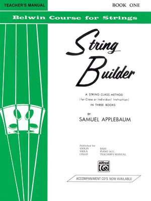 String Builder, Bk 1: A String Class Method (for Class or Individual Instruction)  Teacher's Manual (Belwin Course for Strings,,Used