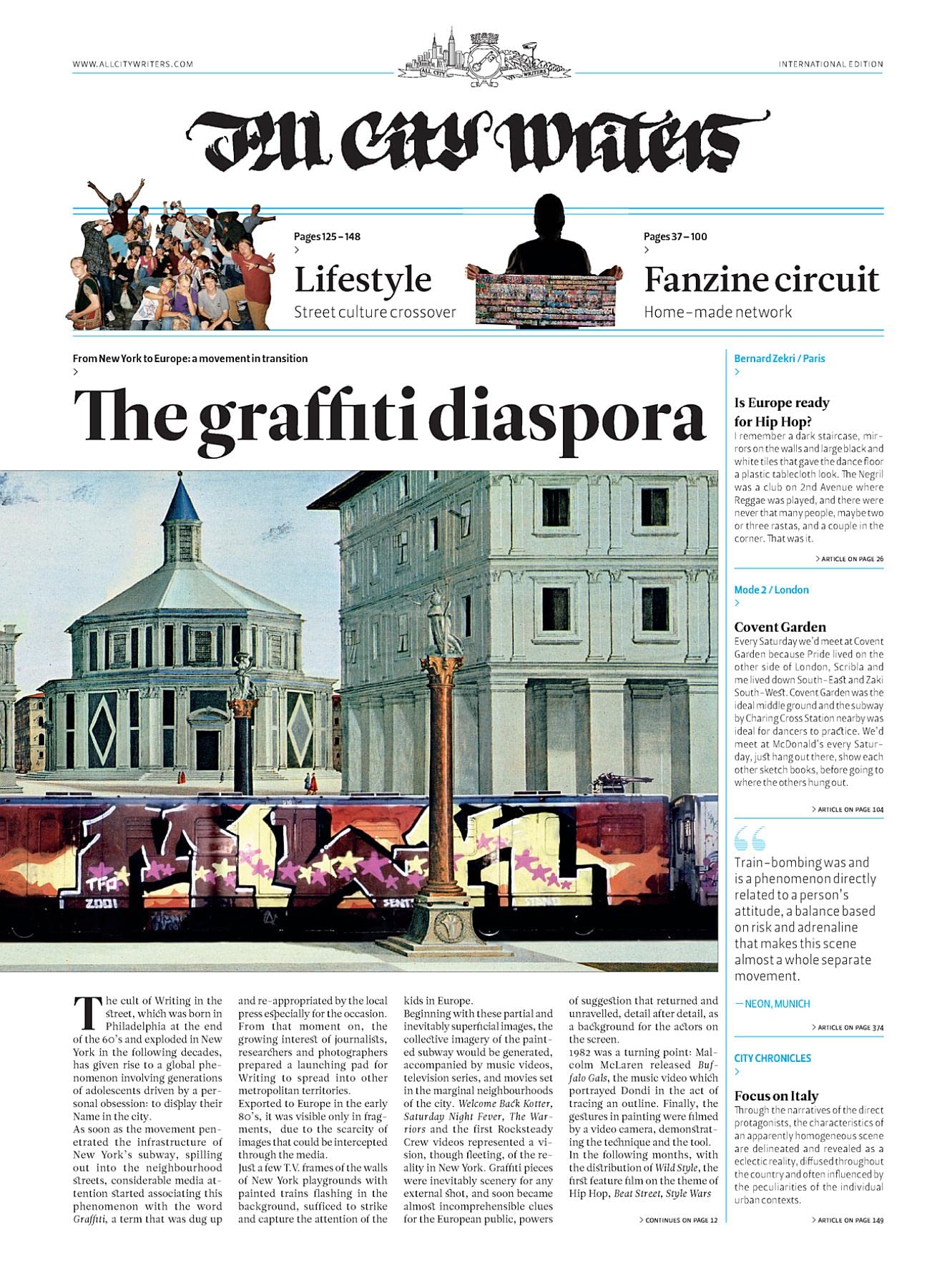 All City Writers: The Graffiti Diaspora,Used