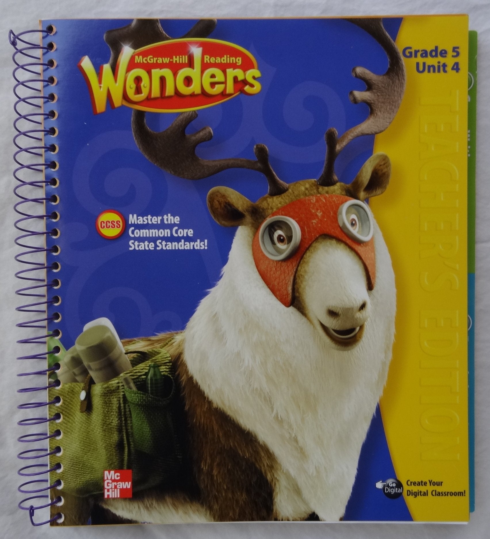 Reading Wonders: Teacher's Edition, Grade 5, Unit 4 Spiralbound  2014,Used